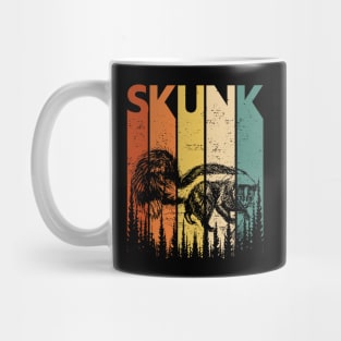 Skunk Retro Style Mug